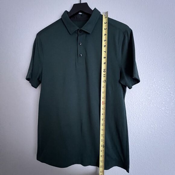 Lululemon Mens Evolution Polo Size Small Dark Green - Picture 4 of 5